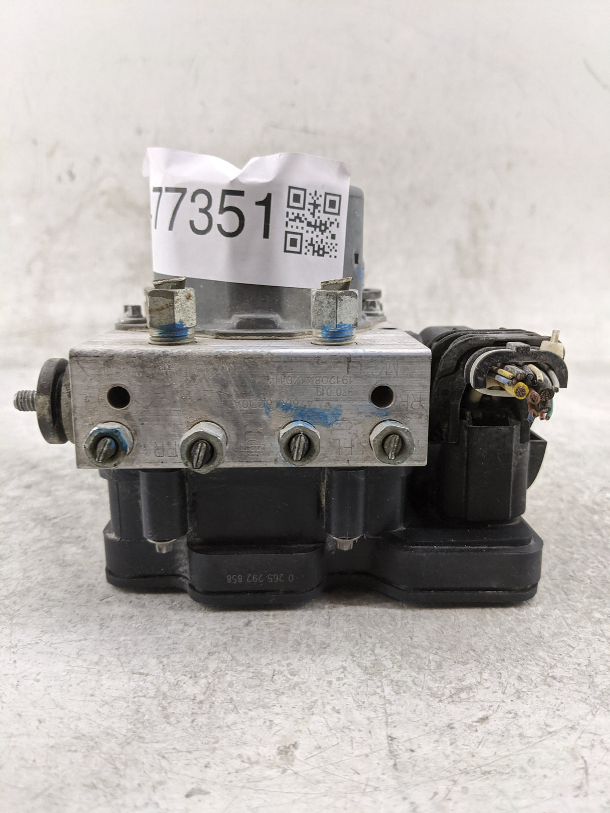 2019-2020 Nissan Altima Anti-Lock Brake ABS Pump Module Actuator OEM P/N:0265956610 2265106527, 0265297858 Fits Fits 2019 20