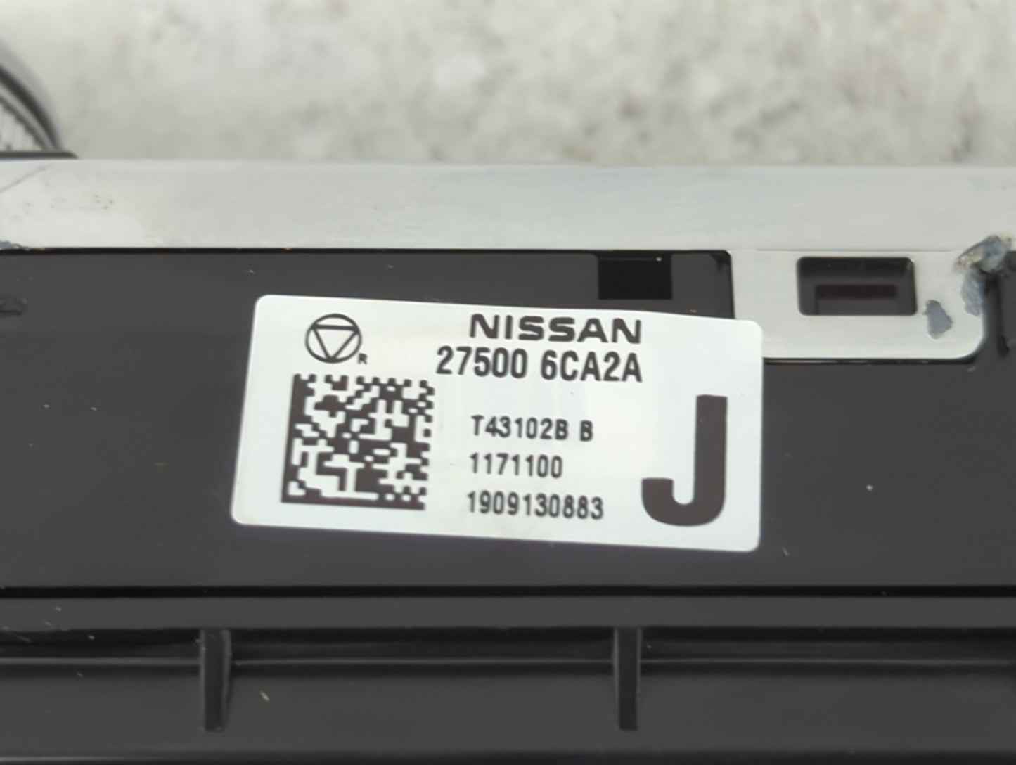 2019-2022 Nissan Altima Climate Control Module Temperature AC/Heater Replacement P/N:27500 6CA2A Fits Fits 2019 2020 2021 20