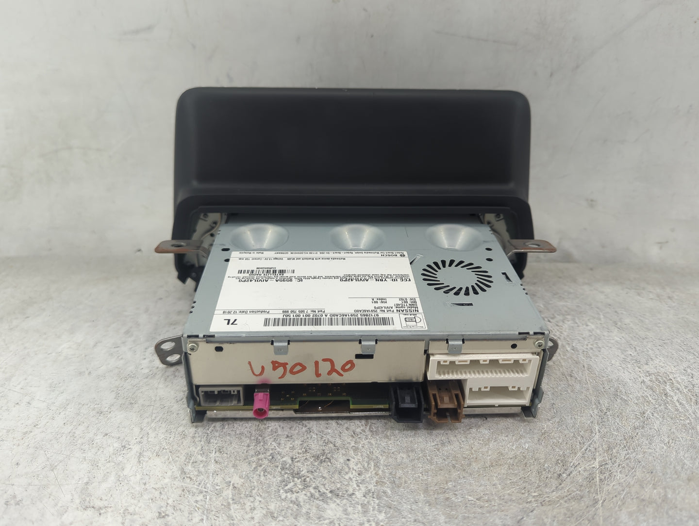 2020 Nissan Altima Radio AM FM Cd Player Receiver Replacement P/N:2591A6CA0D 7505750999, AIVIL42P0, YBN-AIVIL42P0 Fits OEM U
