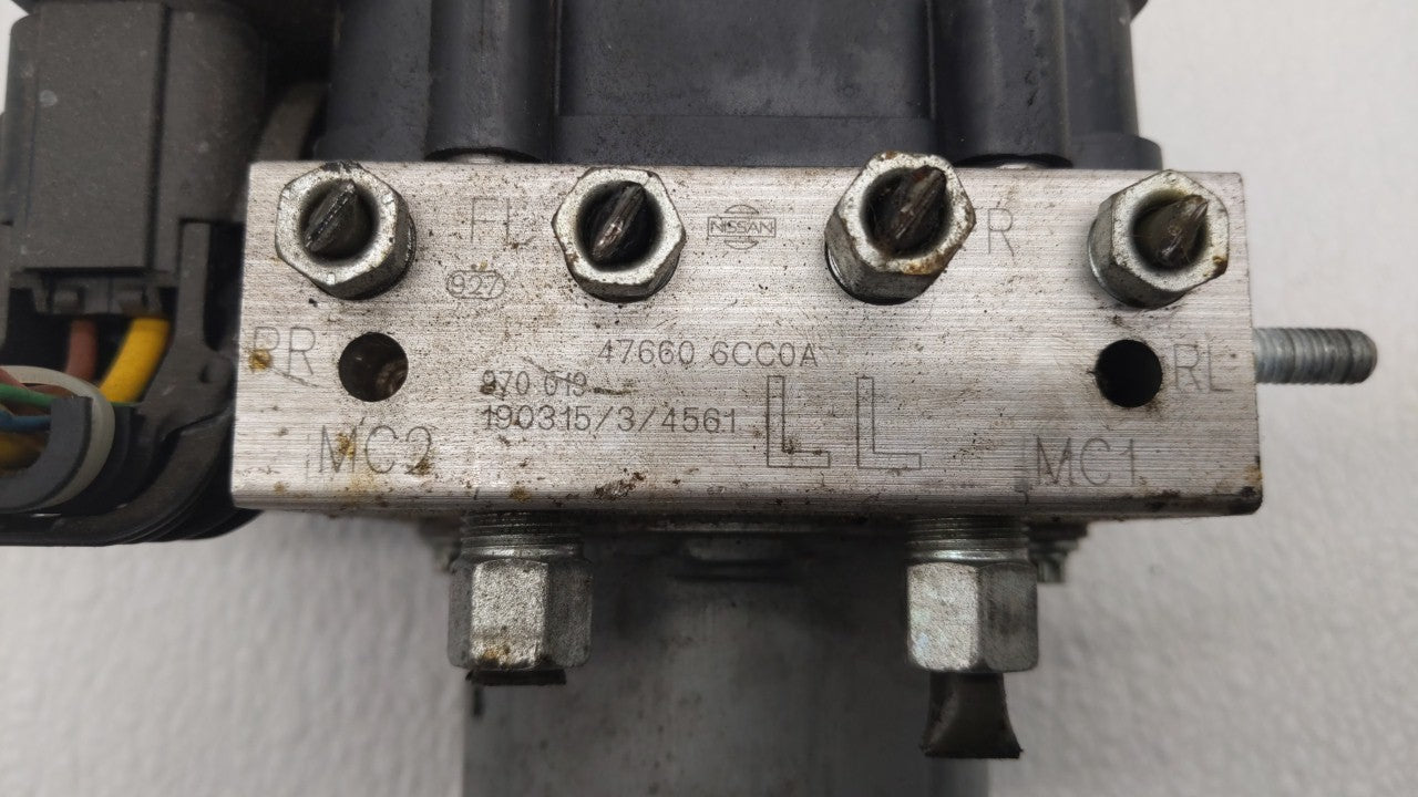 2019 Nissan Altima ABS Pump Control Module Replacement P/N:47660-6CD0A 47660 6CC0A Fits OEM Used Auto Parts - Oemusedautopar