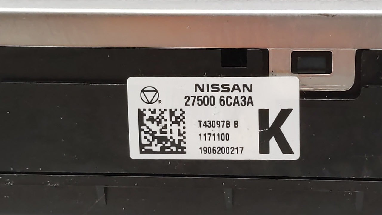 2019-2022 Nissan Altima Climate Control Module Temperature AC/Heater Replacement P/N:27500 6CA3A Fits Fits 2019 2020 2021 20