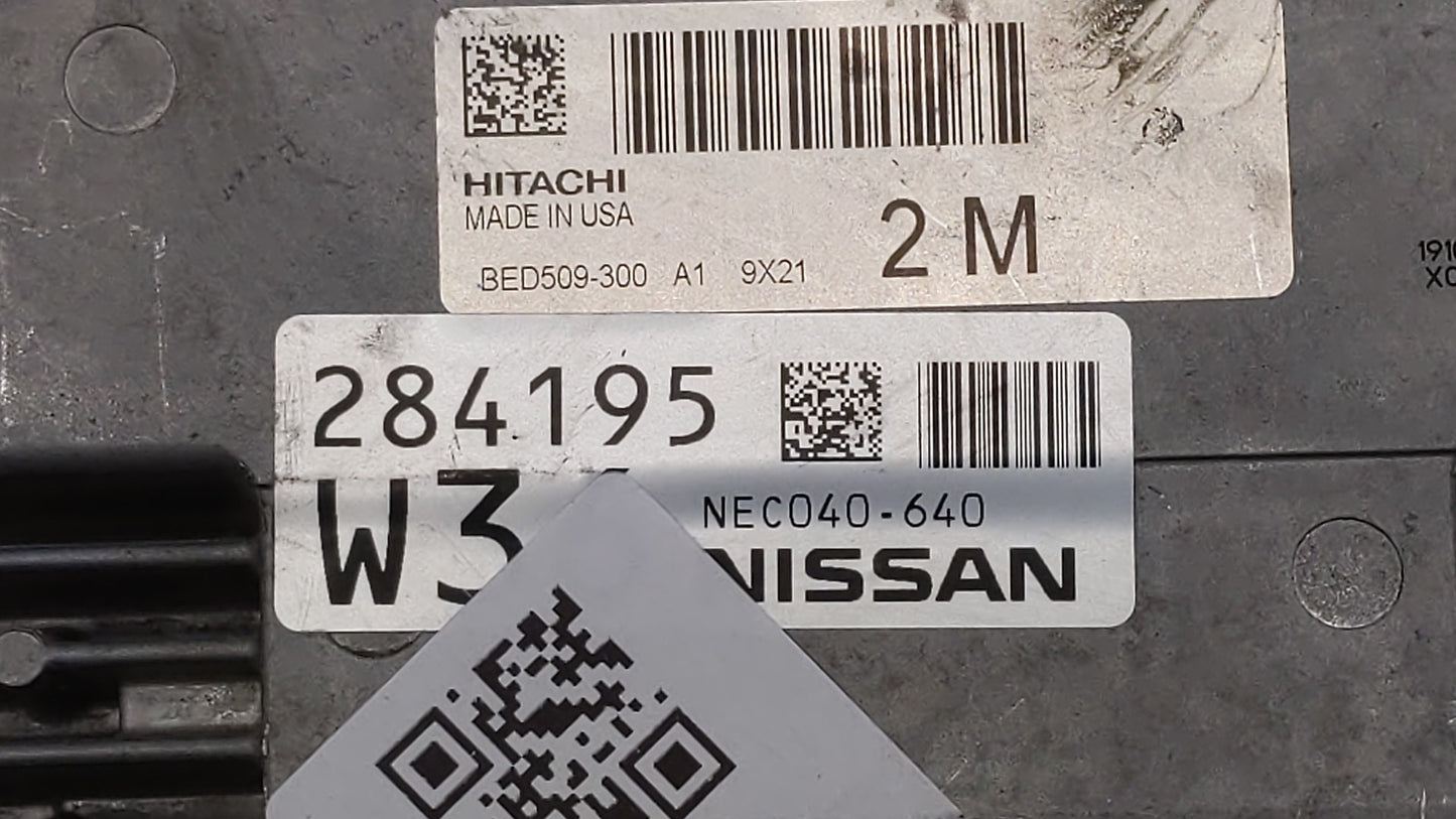 2019 Nissan Altima PCM Engine Control Computer ECU ECM PCU OEM P/N:NEC041-037 NEC050-691, BED509-300 A1, NEC041-056 Fits OEM