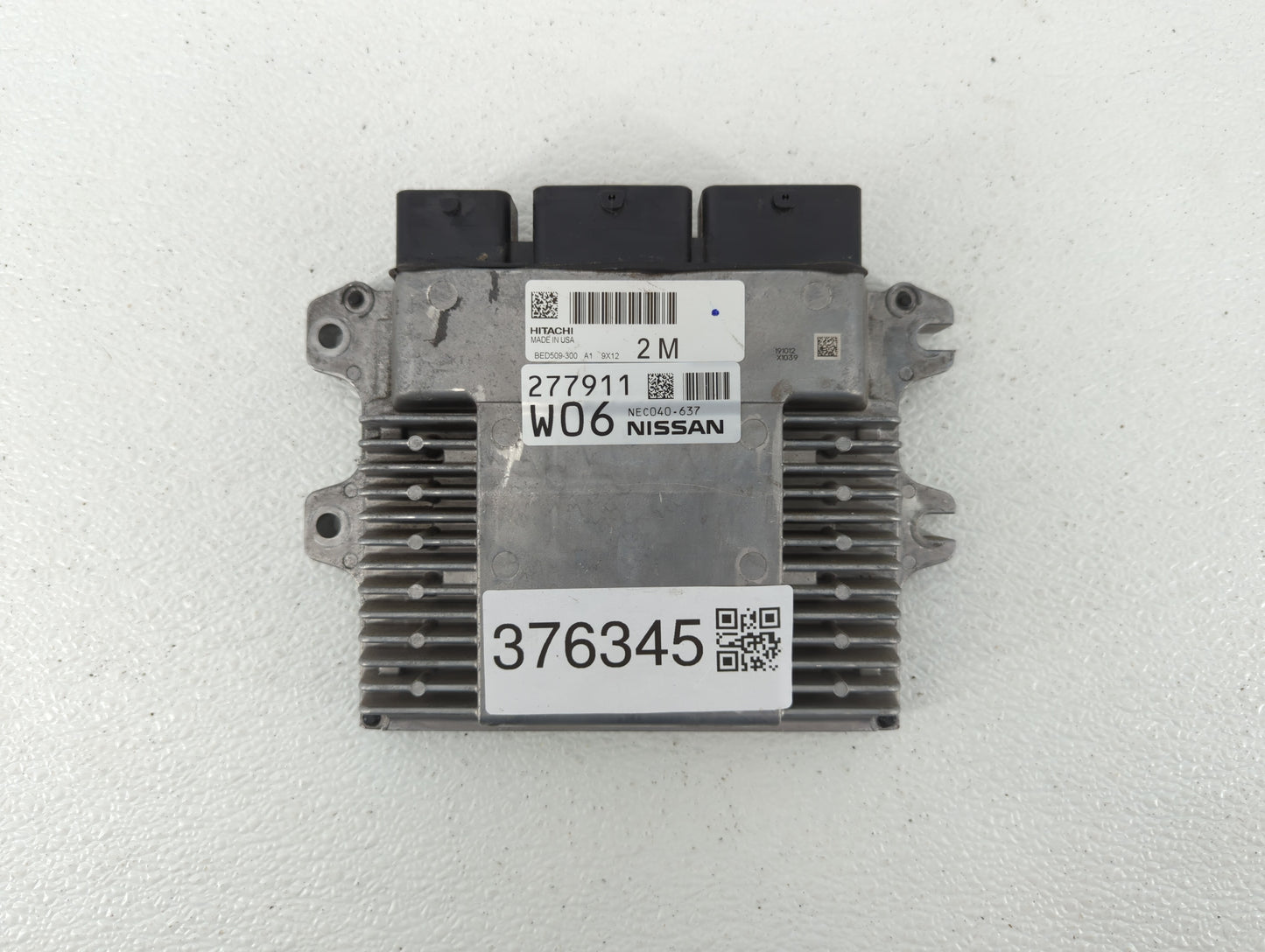 2019 Nissan Altima PCM Engine Control Computer ECU ECM PCU OEM P/N:NEC040-635 NEC039-657, NEC041-059, NEC041-037, NEC050-691