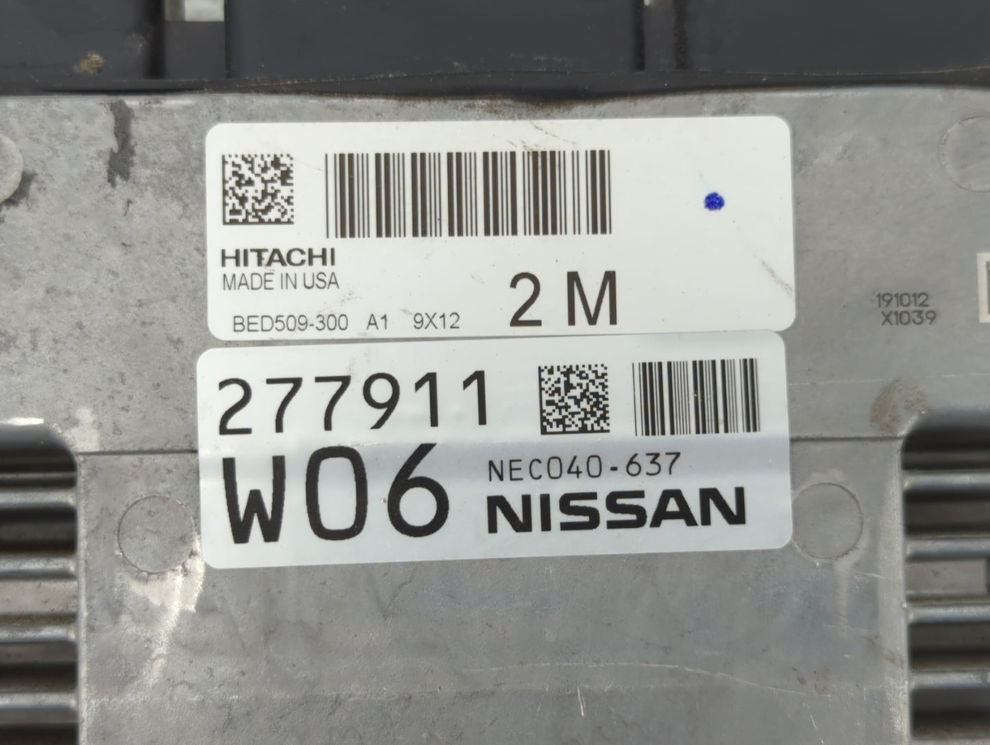 2019 Nissan Altima PCM Engine Control Computer ECU ECM PCU OEM P/N:NEC040-635 NEC039-657, NEC041-059, NEC041-037, NEC050-691