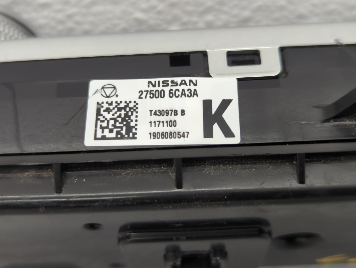 2019-2022 Nissan Altima Climate Control Module Temperature AC/Heater Replacement P/N:27500 6CA3A Fits Fits 2019 2020 2021 20