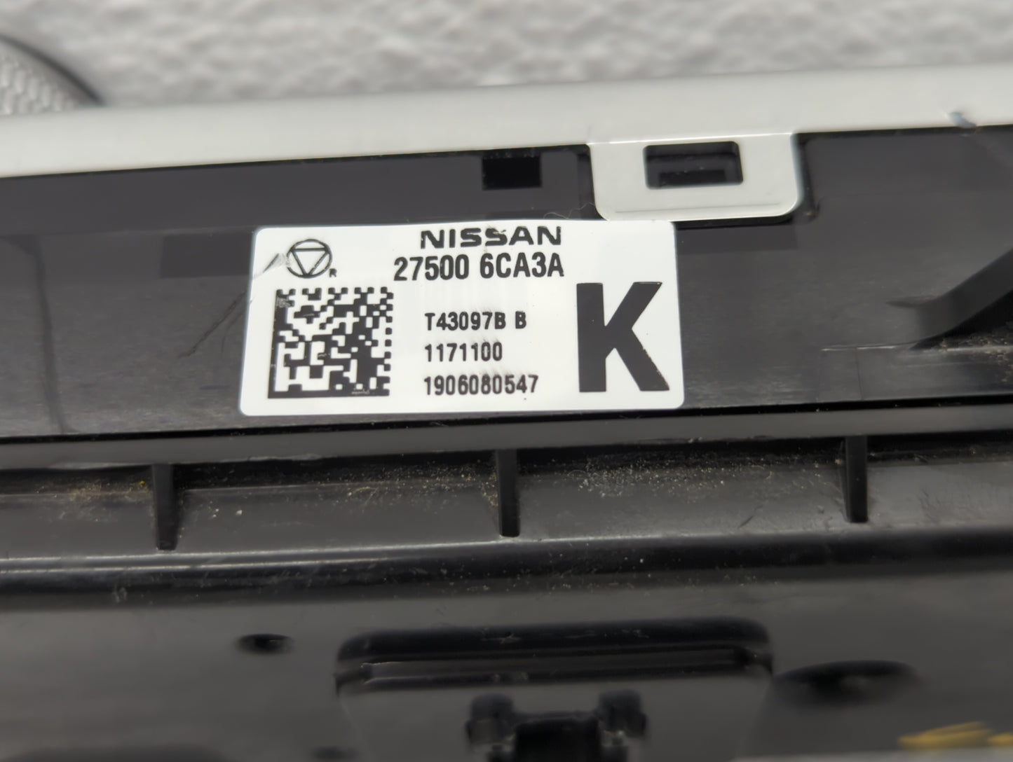 2019-2022 Nissan Altima Climate Control Module Temperature AC/Heater Replacement P/N:27500 6CA3A Fits Fits 2019 2020 2021 20