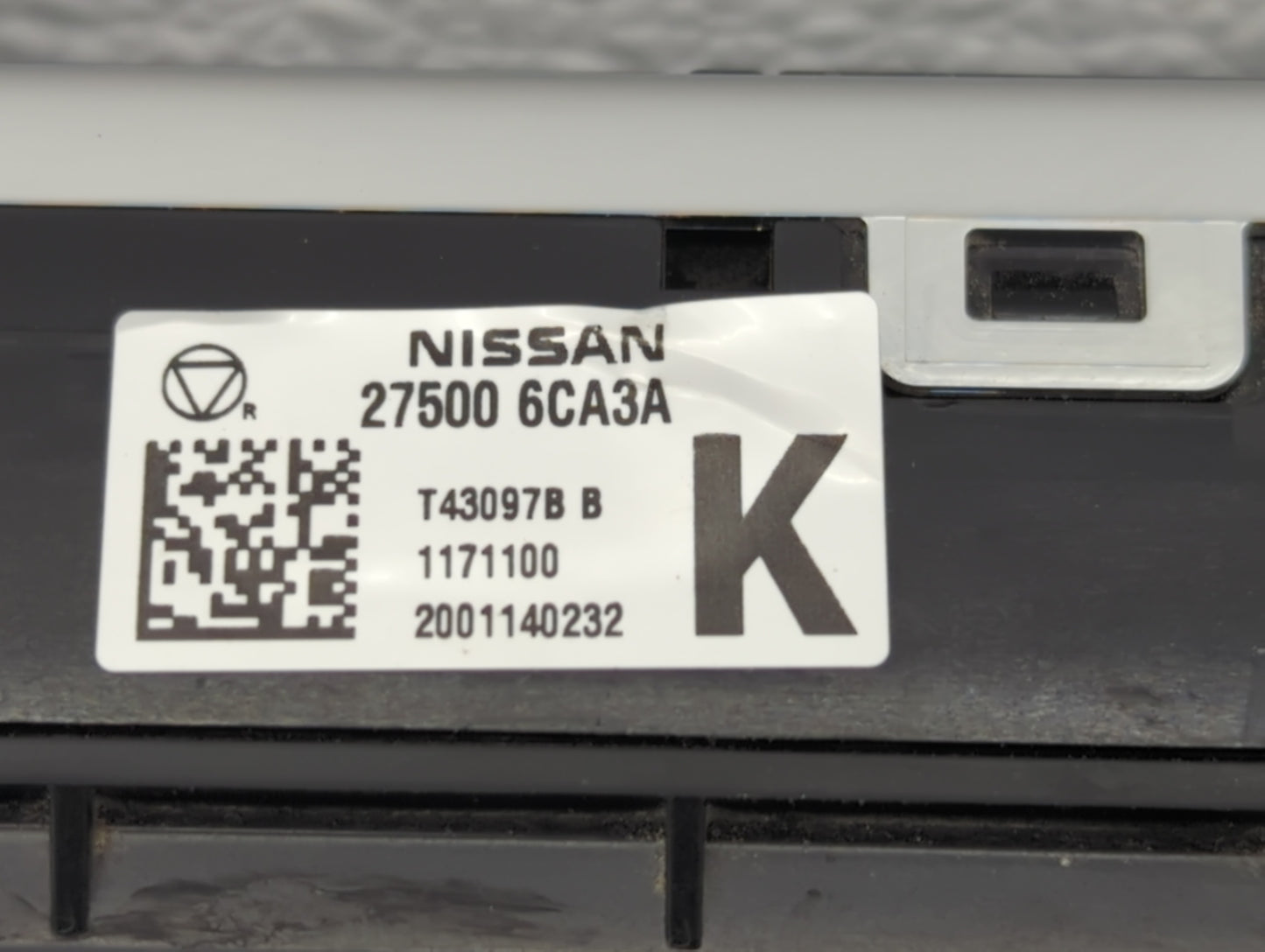 2019-2022 Nissan Altima Climate Control Module Temperature AC/Heater Replacement P/N:27500 6CA3A Fits Fits 2019 2020 2021 20