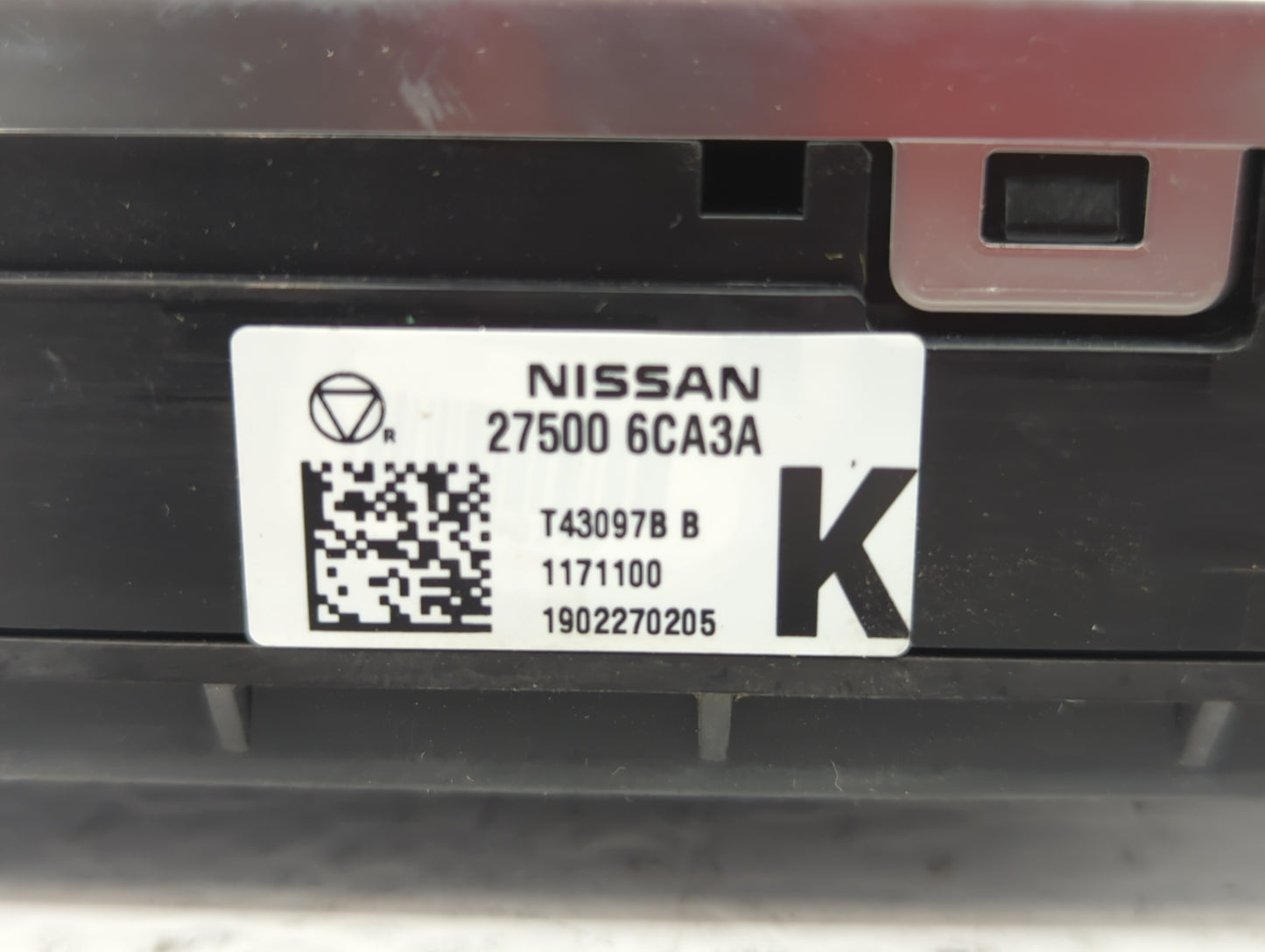 2019-2022 Nissan Altima Climate Control Module Temperature AC/Heater Replacement P/N:27500 6CA3A Fits Fits 2019 2020 2021 20