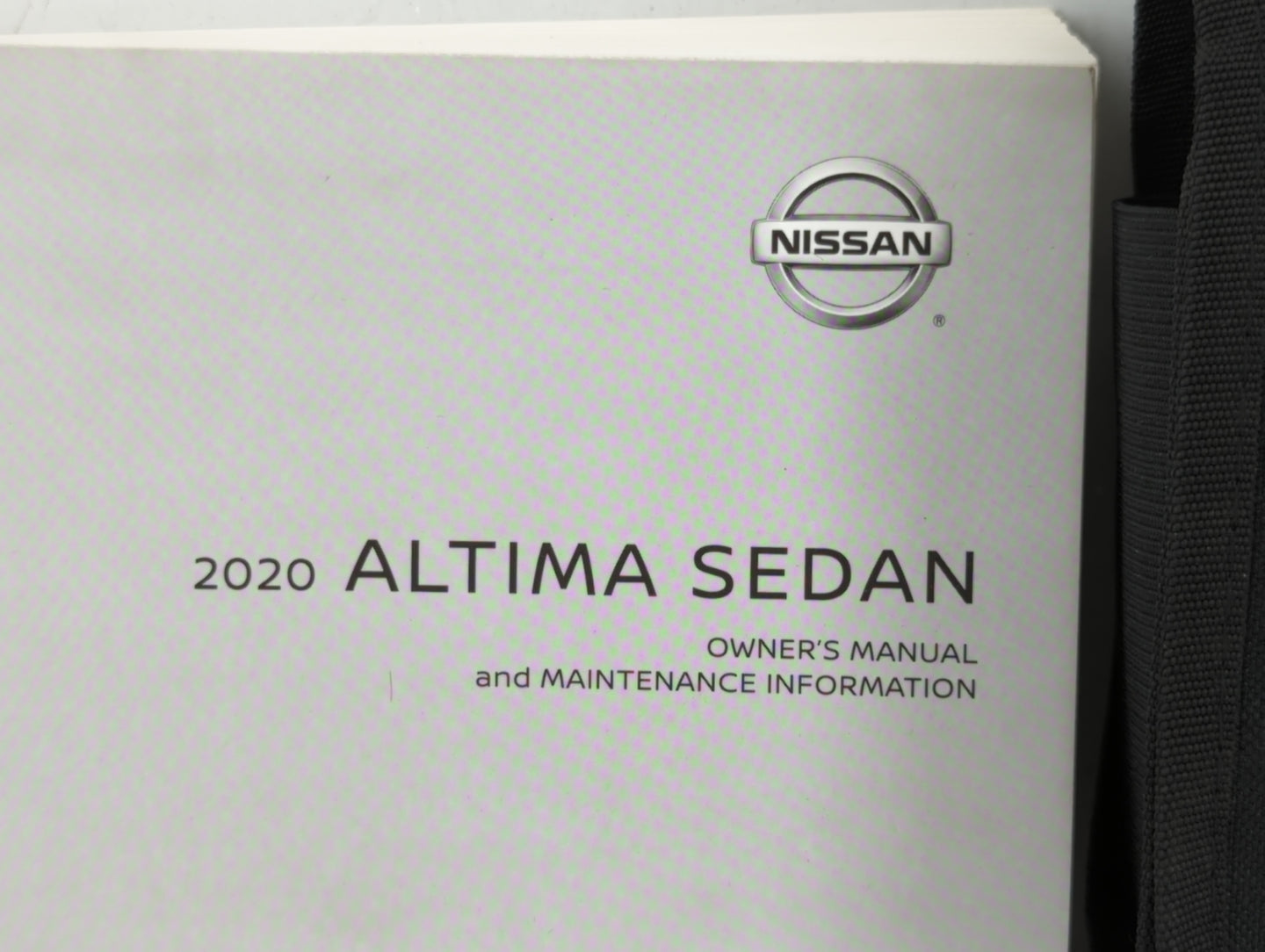 2020 Nissan Altima Owners Manual Book Guide OEM Used Auto Parts - Oemusedautoparts1.com