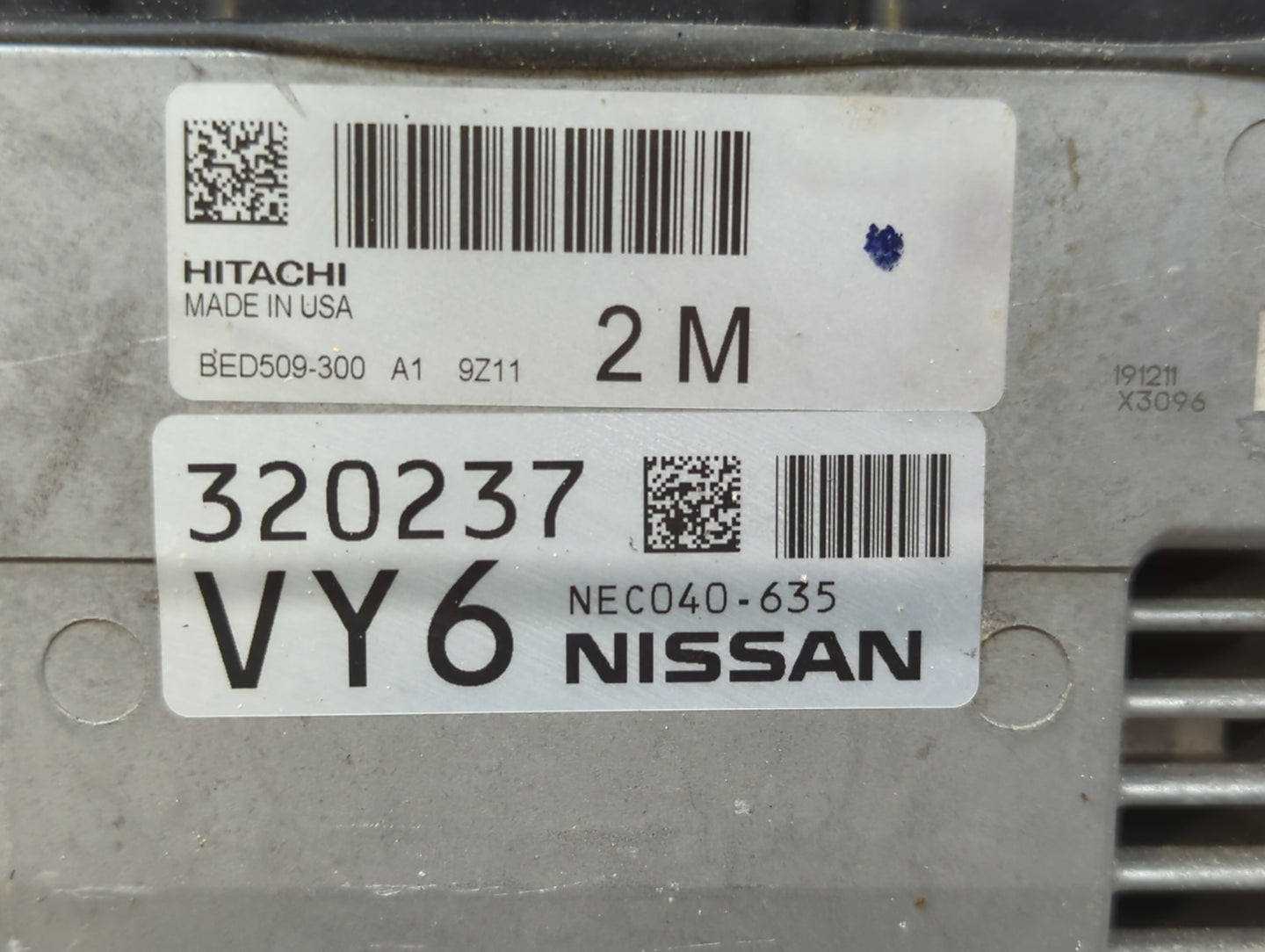 2019-2022 Nissan Altima PCM Engine Control Computer ECU ECM PCU OEM P/N:BED509-300 NEC040-635 Fits Fits 2019 2020 2021 2022 