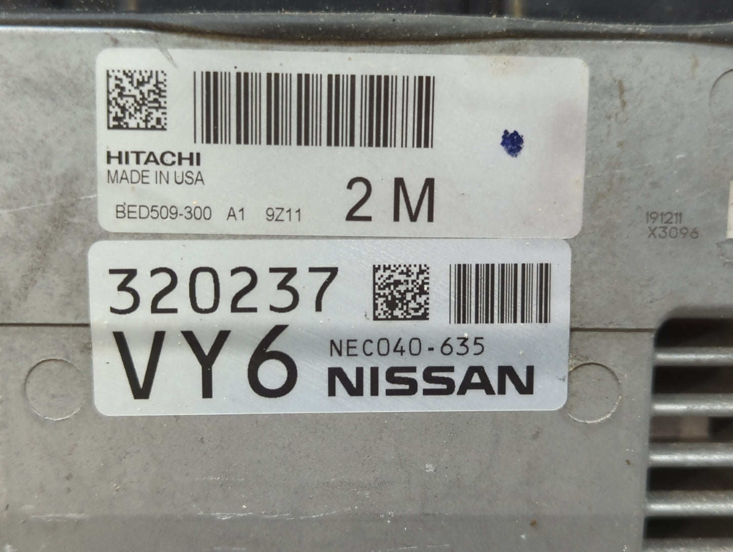 2019-2022 Nissan Altima PCM Engine Control Computer ECU ECM PCU OEM P/N:BED509-300 NEC040-635 Fits Fits 2019 2020 2021 2022 