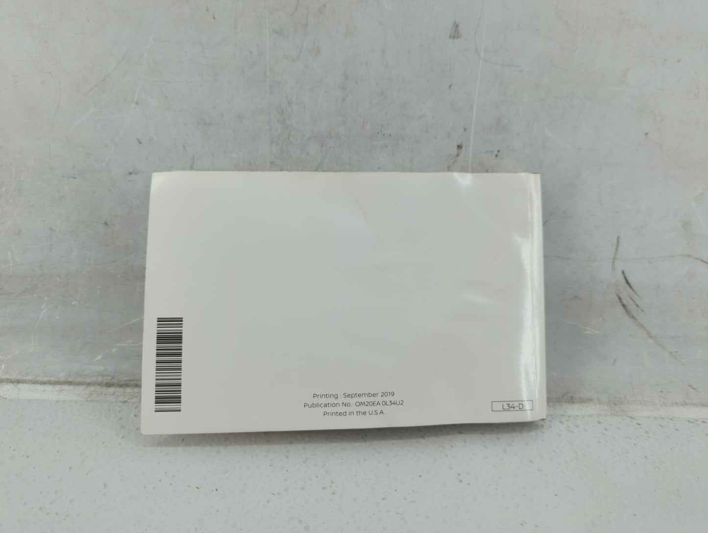 2020 Nissan Altima Owners Manual Book Guide P/N:OM20EA 0L34U2 OEM Used Auto Parts - Oemusedautoparts1.com