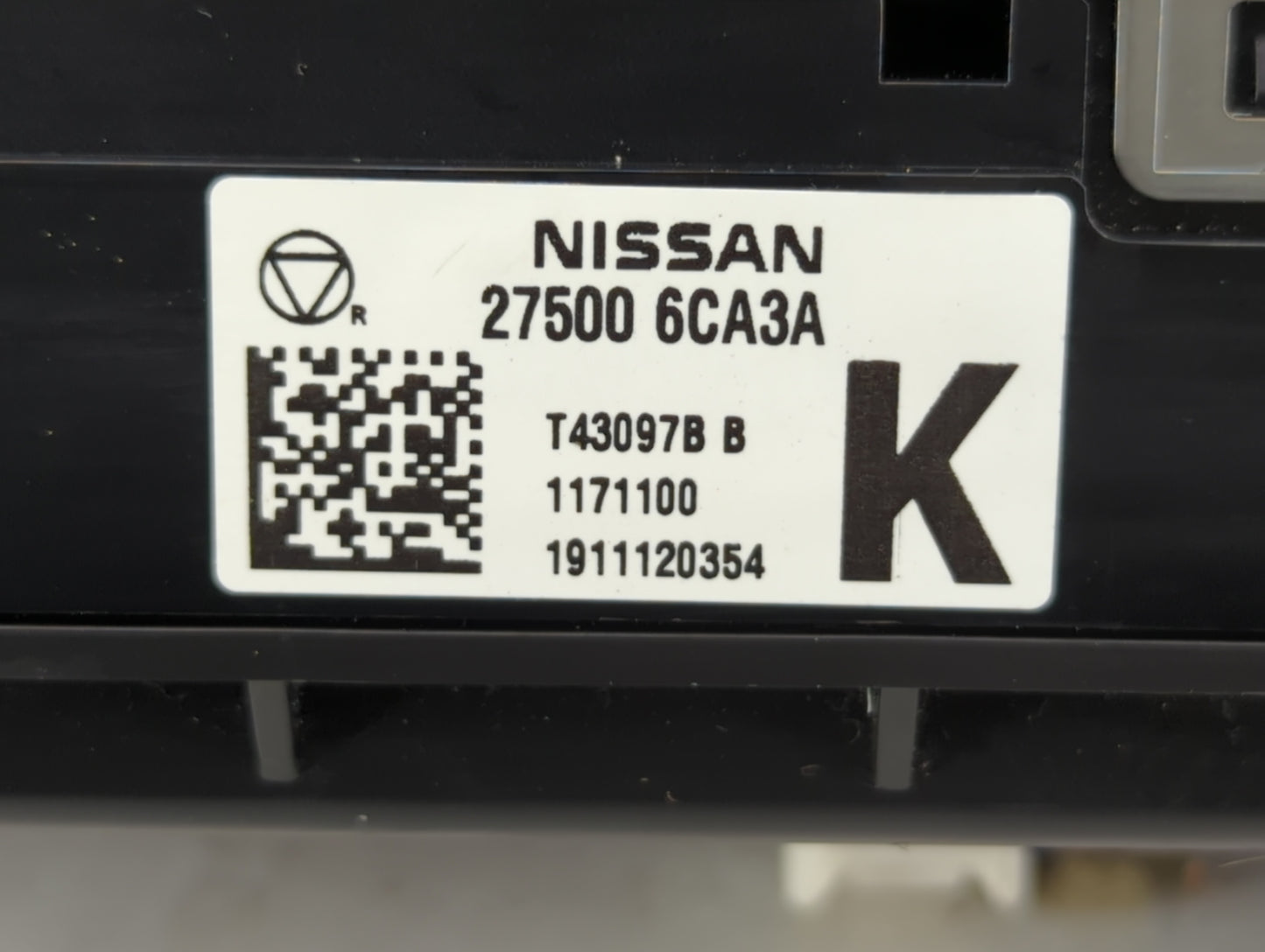 2019-2022 Nissan Altima Climate Control Module Temperature AC/Heater Replacement P/N:27500 6CA3A Fits Fits 2019 2020 2021 20