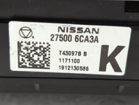 2019-2022 Nissan Altima Climate Control Module Temperature AC/Heater Replacement P/N:27500 6CA3A Fits Fits 2019 2020 2021 20