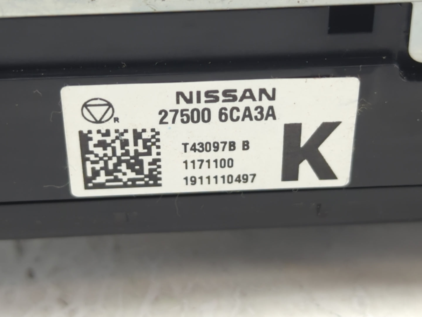 2019-2022 Nissan Altima Climate Control Module Temperature AC/Heater Replacement P/N:27500 6CA3A Fits Fits 2019 2020 2021 20