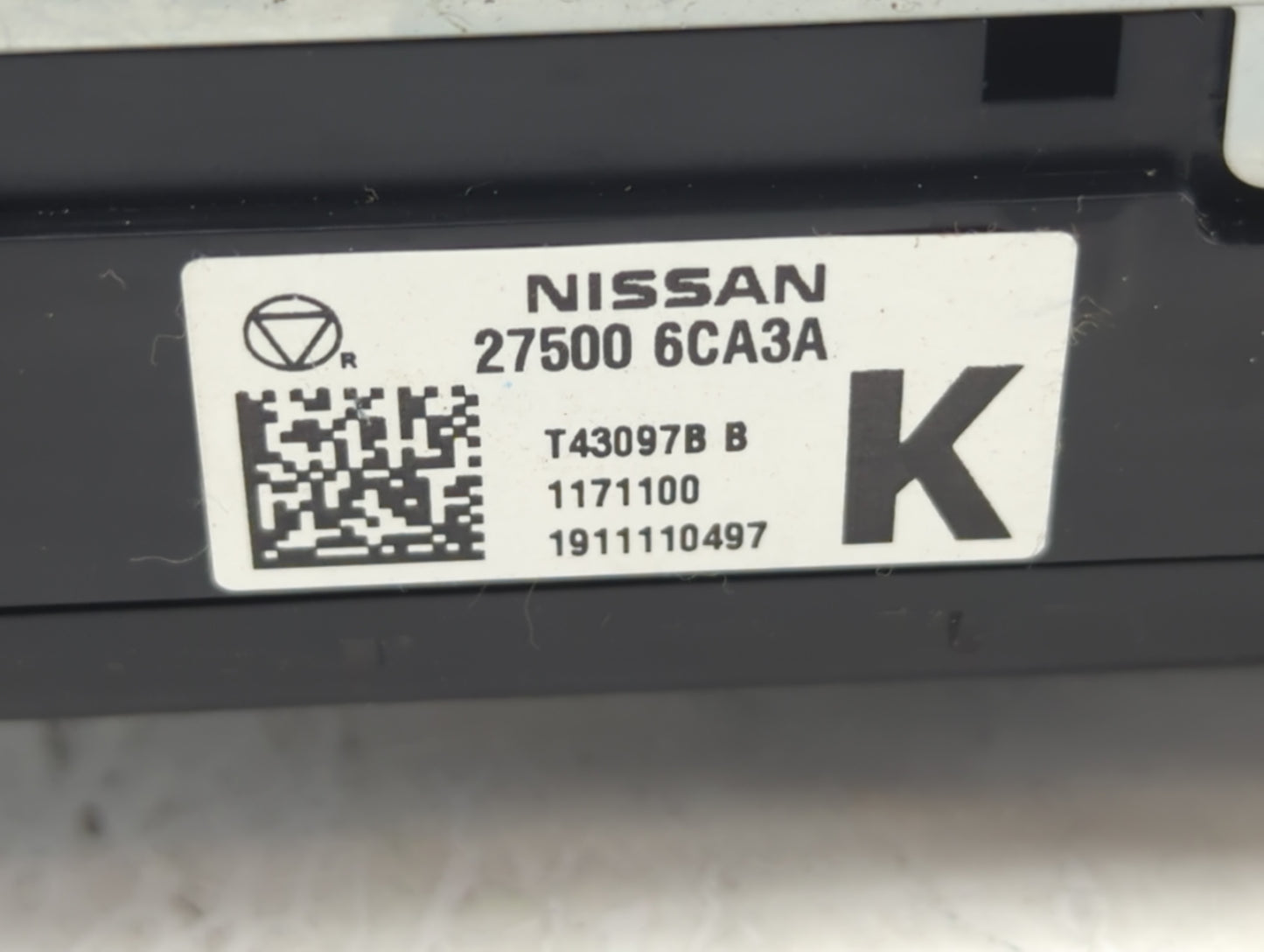 2019-2022 Nissan Altima Climate Control Module Temperature AC/Heater Replacement P/N:27500 6CA3A Fits Fits 2019 2020 2021 20