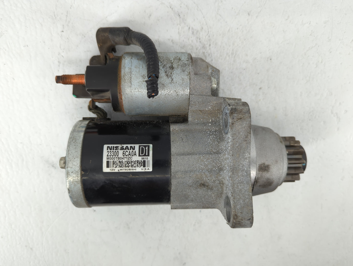 2019-2022 Nissan Altima Car Starter Motor Solenoid OEM P/N:M000TB0471ZC 23300 6CA0A Fits Fits 2019 2020 2021 2022 OEM Used A