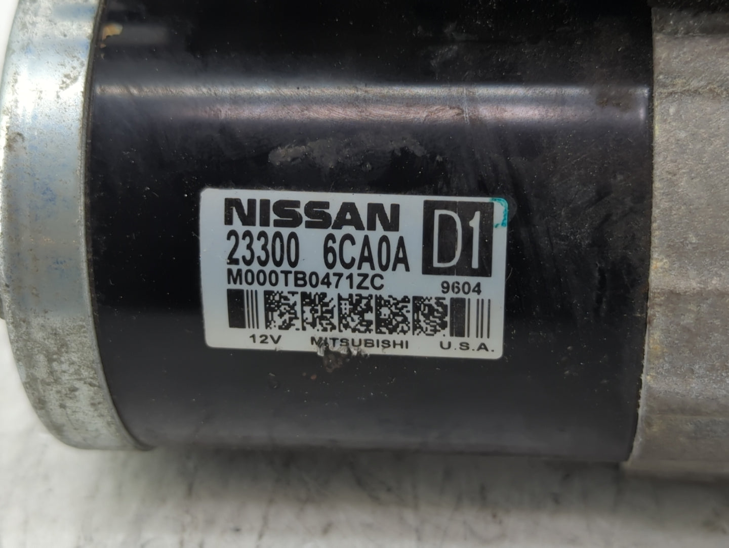 2019-2022 Nissan Altima Car Starter Motor Solenoid OEM P/N:23300 6CA0A Fits Fits 2019 2020 2021 2022 OEM Used Auto Parts - O