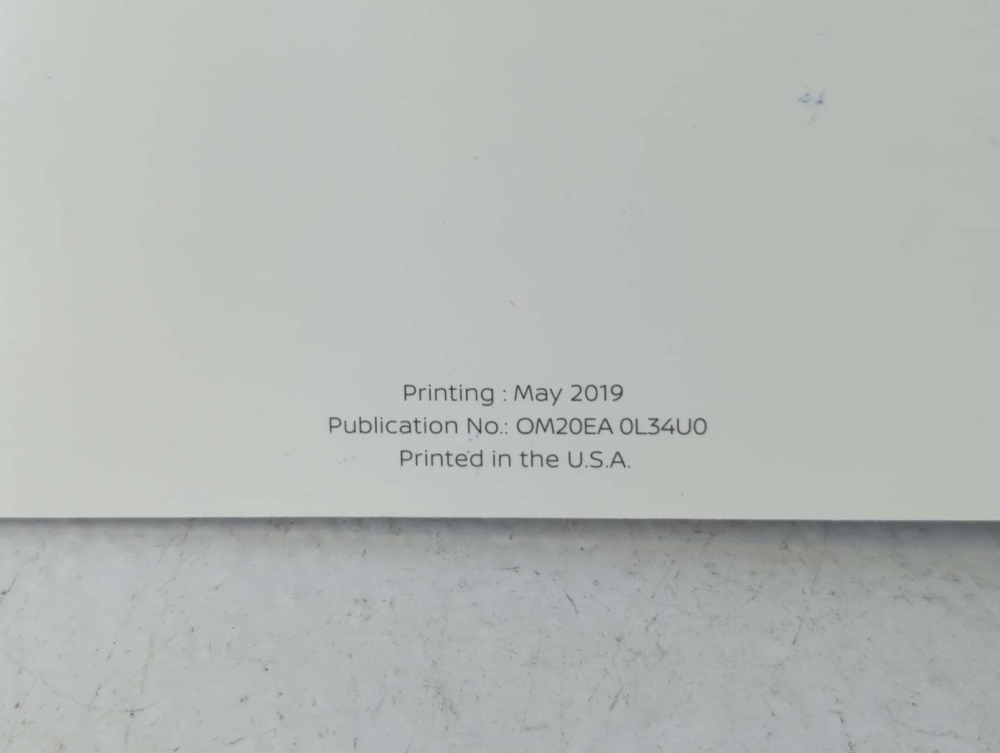 2020 Nissan Altima Owners Manual Book Guide OEM Used Auto Parts - Oemusedautoparts1.com