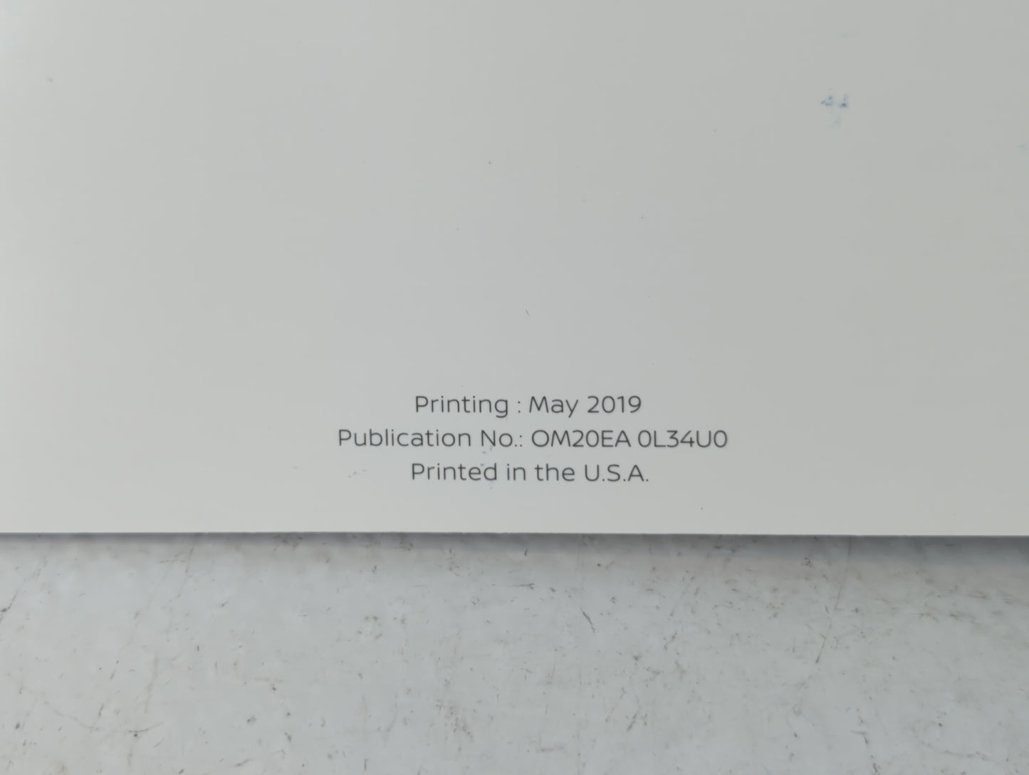 2020 Nissan Altima Owners Manual Book Guide OEM Used Auto Parts - Oemusedautoparts1.com