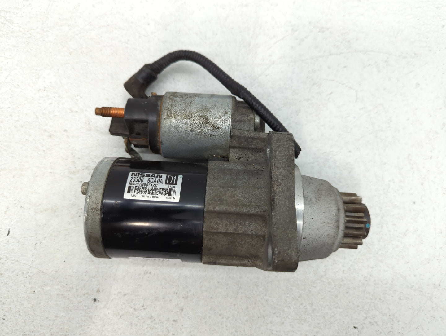 2019-2022 Nissan Altima Car Starter Motor Solenoid OEM P/N:23300 6CA0A Fits Fits 2019 2020 2021 2022 OEM Used Auto Parts - O