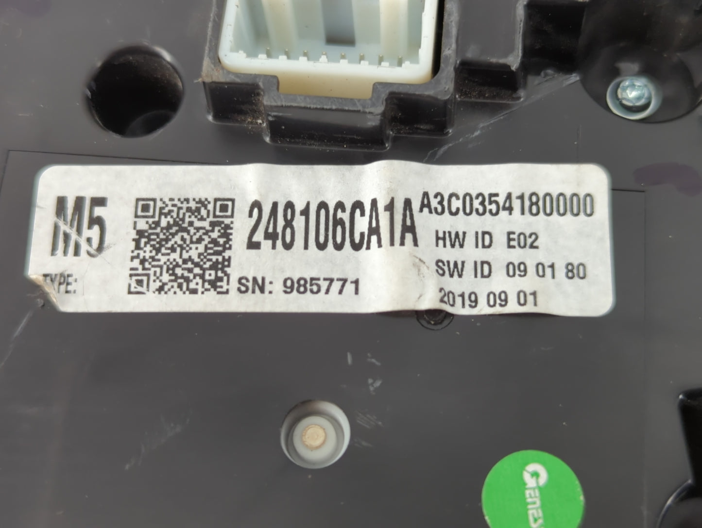 2020 Nissan Altima Instrument Cluster Speedometer Gauges P/N:24810-6CA1A 248106CA1A, 248136CA0A Fits OEM Used Auto Parts - O