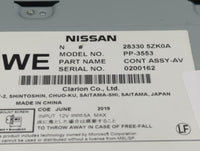 2020 Nissan Armada Radio AM FM Cd Player Receiver Replacement P/N:28330 5ZK0A Fits Fits 2018 2019 OEM Used Auto Parts - Oemu