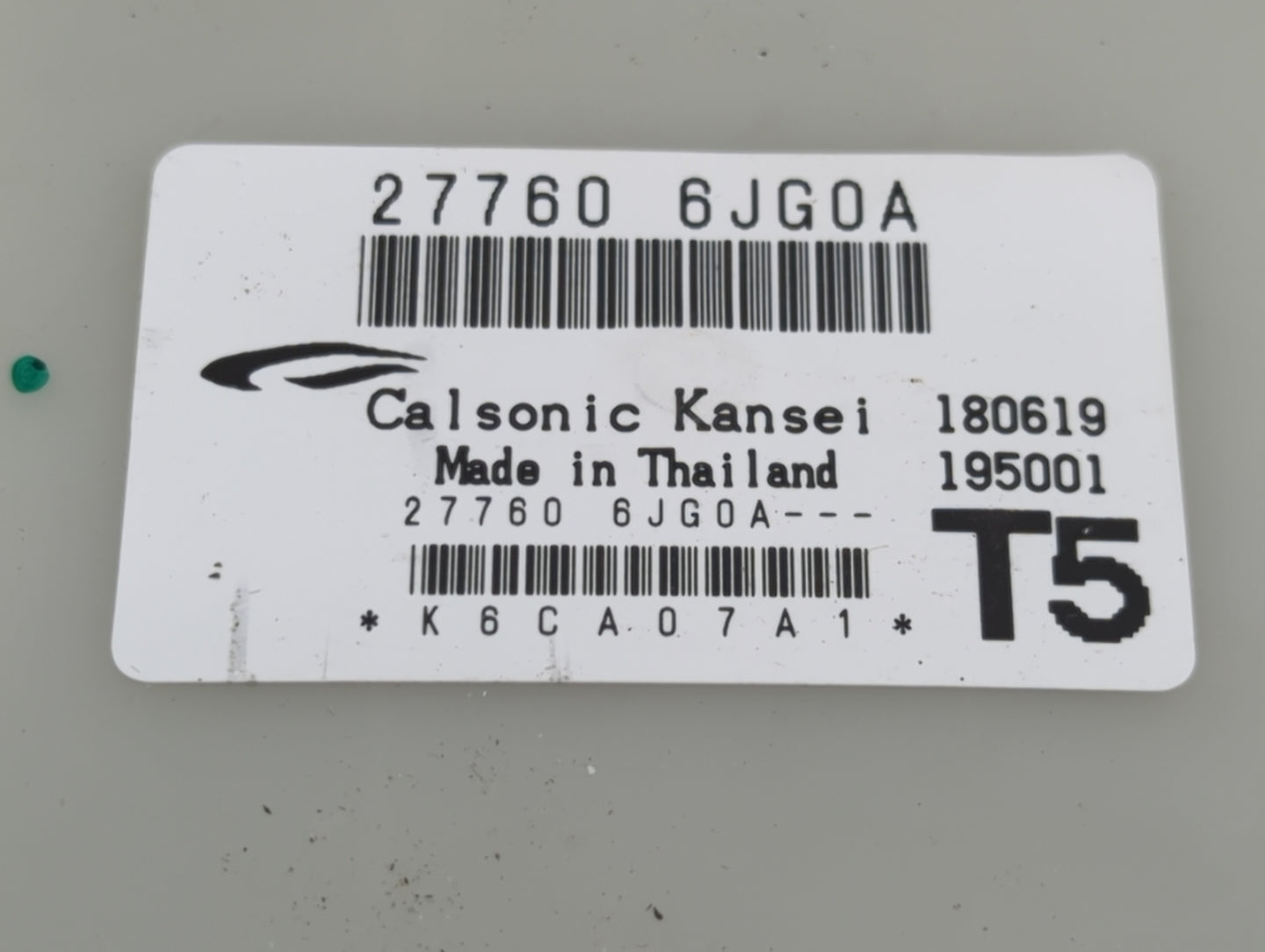 2018-2020 Nissan Armada Temperature Control Module 27760 6jg0a|k6ca07a1 - Oemusedautoparts1.com