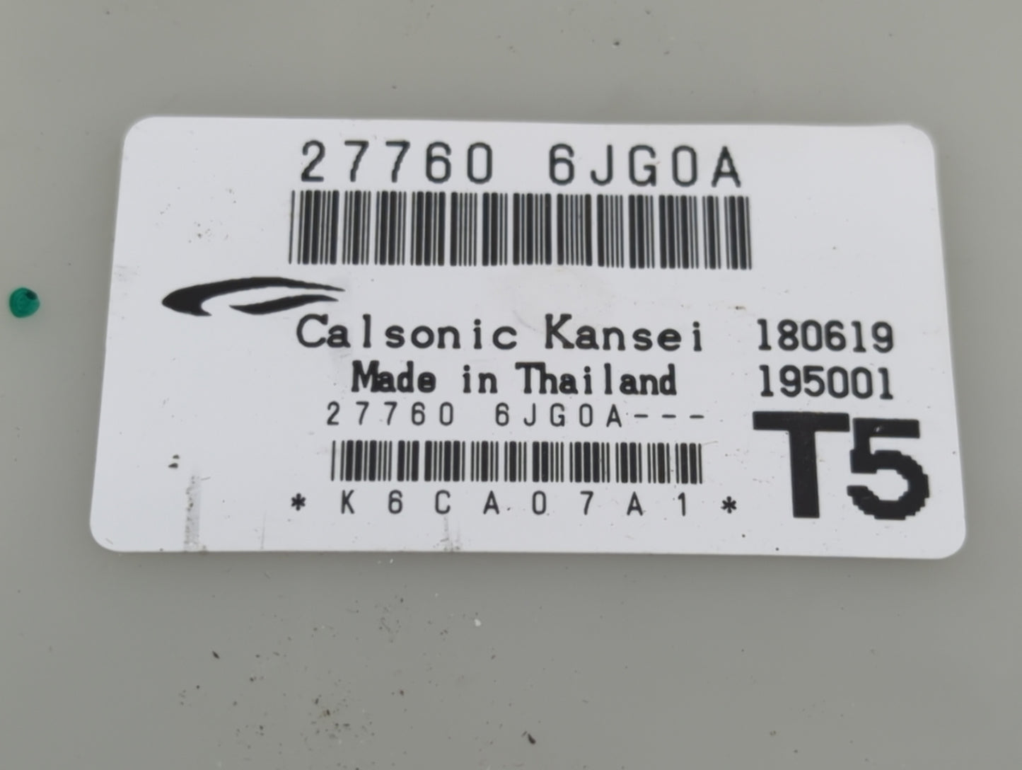2018-2020 Nissan Armada Temperature Control Module 27760 6jg0a|k6ca07a1 - Oemusedautoparts1.com