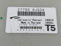 2018-2020 Nissan Armada Temperature Control Module 27760 6jg0a|k6ca07a1 - Oemusedautoparts1.com