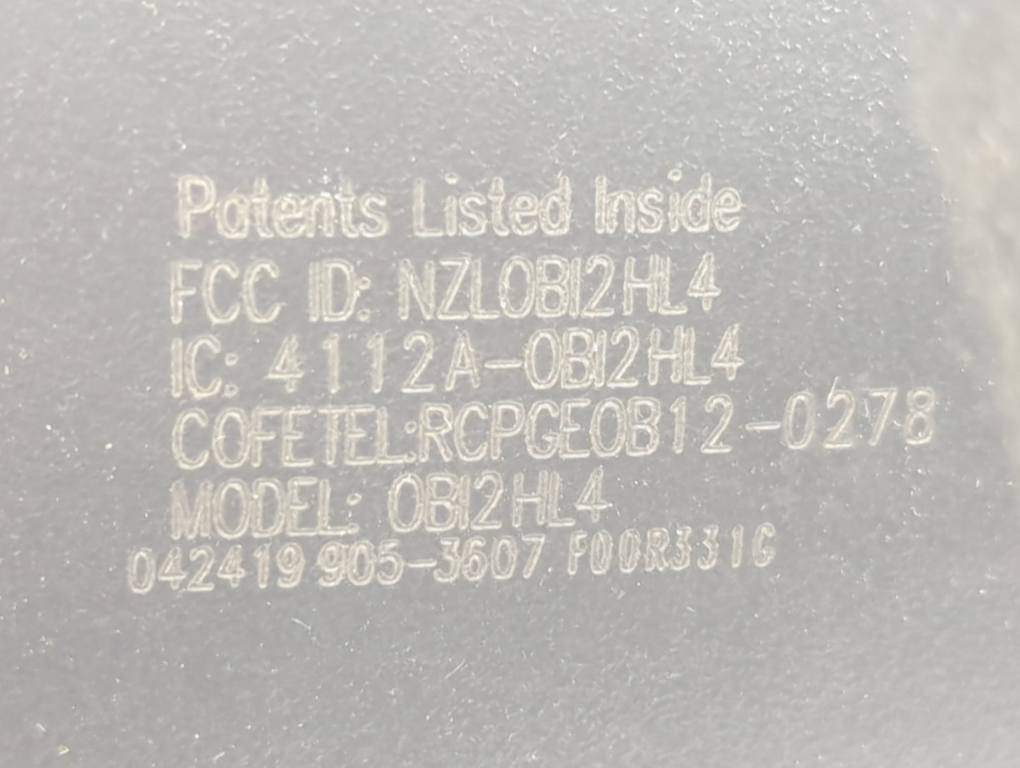 2020 Nissan Armada Interior Rear View Mirror Replacement OEM P/N:NZLOBI2HL4 4112A-OBI2HL4, OBI2HL4 Fits OEM Used Auto Parts 