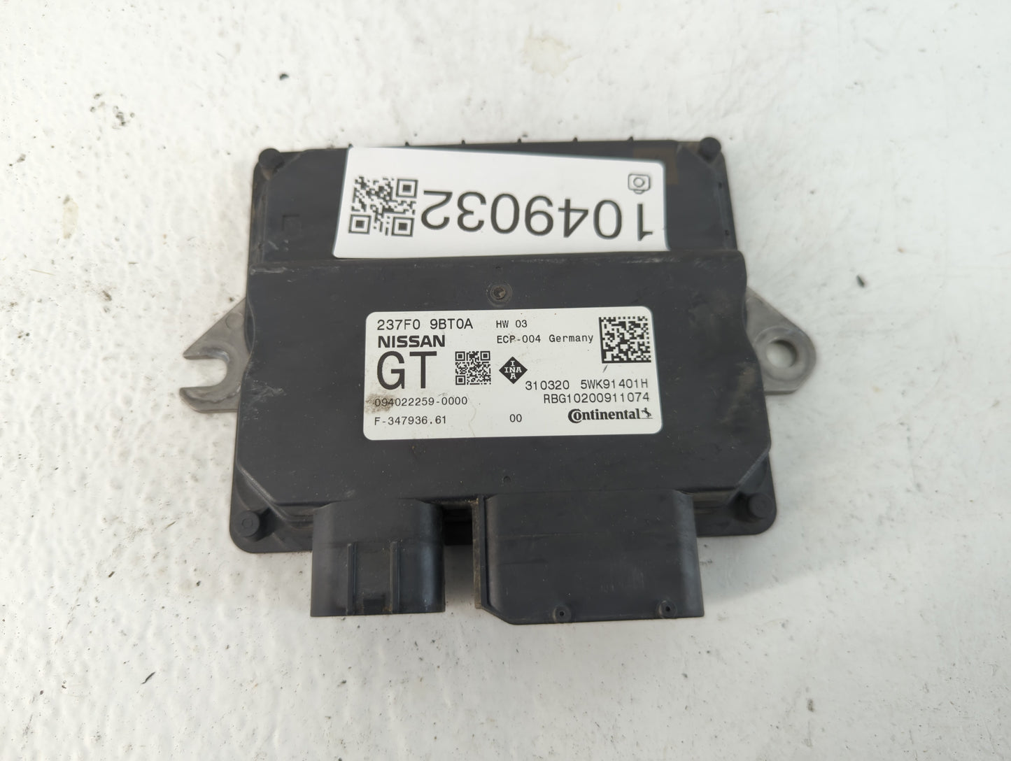 2020 Nissan Frontier PCM Engine Control Computer ECU ECM PCU OEM P/N:5WK91401H 310320, 237F0 9BT0A, BED510-300 Fits OEM Used