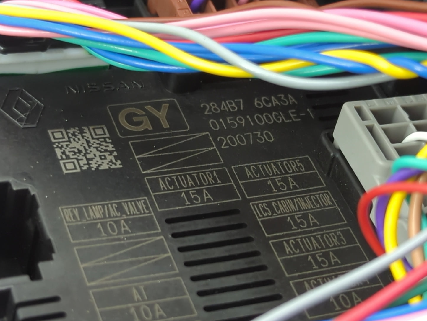 2018-2021 Nissan Kicks Fusebox Fuse Box Panel Relay Module P/N:284B7-6CA3A Fits Fits 2018 2019 2020 2021 OEM Used Auto Parts