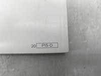 2020 Nissan Kicks Owners Manual Book Guide P/N:OM20EM 0P15U1 OEM Used Auto Parts - Oemusedautoparts1.com