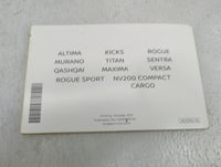 2020 Nissan Kicks Owners Manual Book Guide OEM Used Auto Parts - Oemusedautoparts1.com