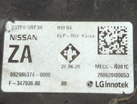 2020 Nissan Kicks PCM Engine Control Computer ECU ECM PCU OEM P/N:237F05RF3A Fits OEM Used Auto Parts - Oemusedautoparts1.co