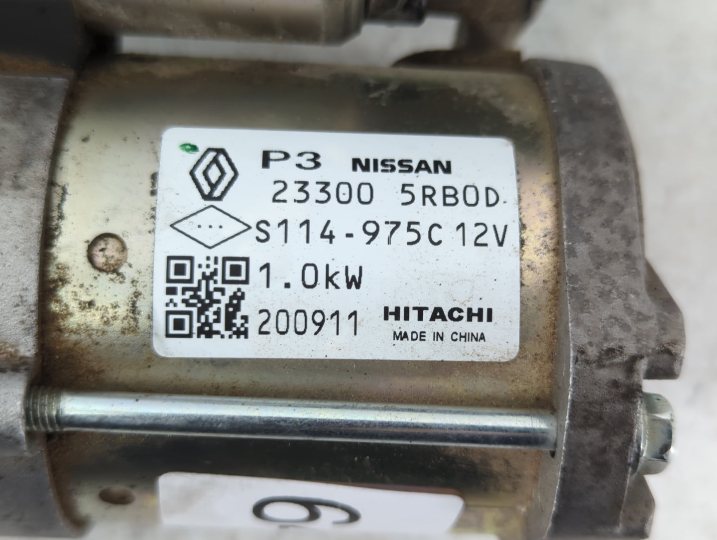 2019-2021 Nissan Kicks Car Starter Motor Solenoid OEM P/N:23300 5RB0D S114-975C Fits Fits 2019 2020 2021 2022 OEM Used Auto 