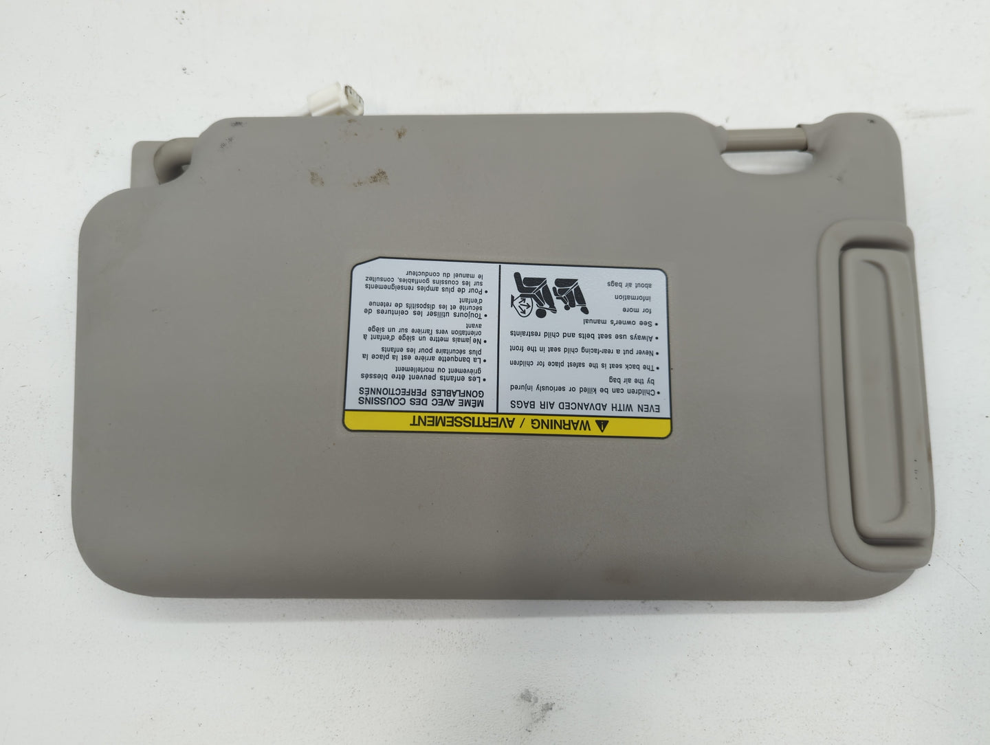 2018-2021 Nissan Kicks Sun Visor Shade Replacement Passenger Right Mirror Fits Fits 2018 2019 2020 2021 OEM Used Auto Parts 