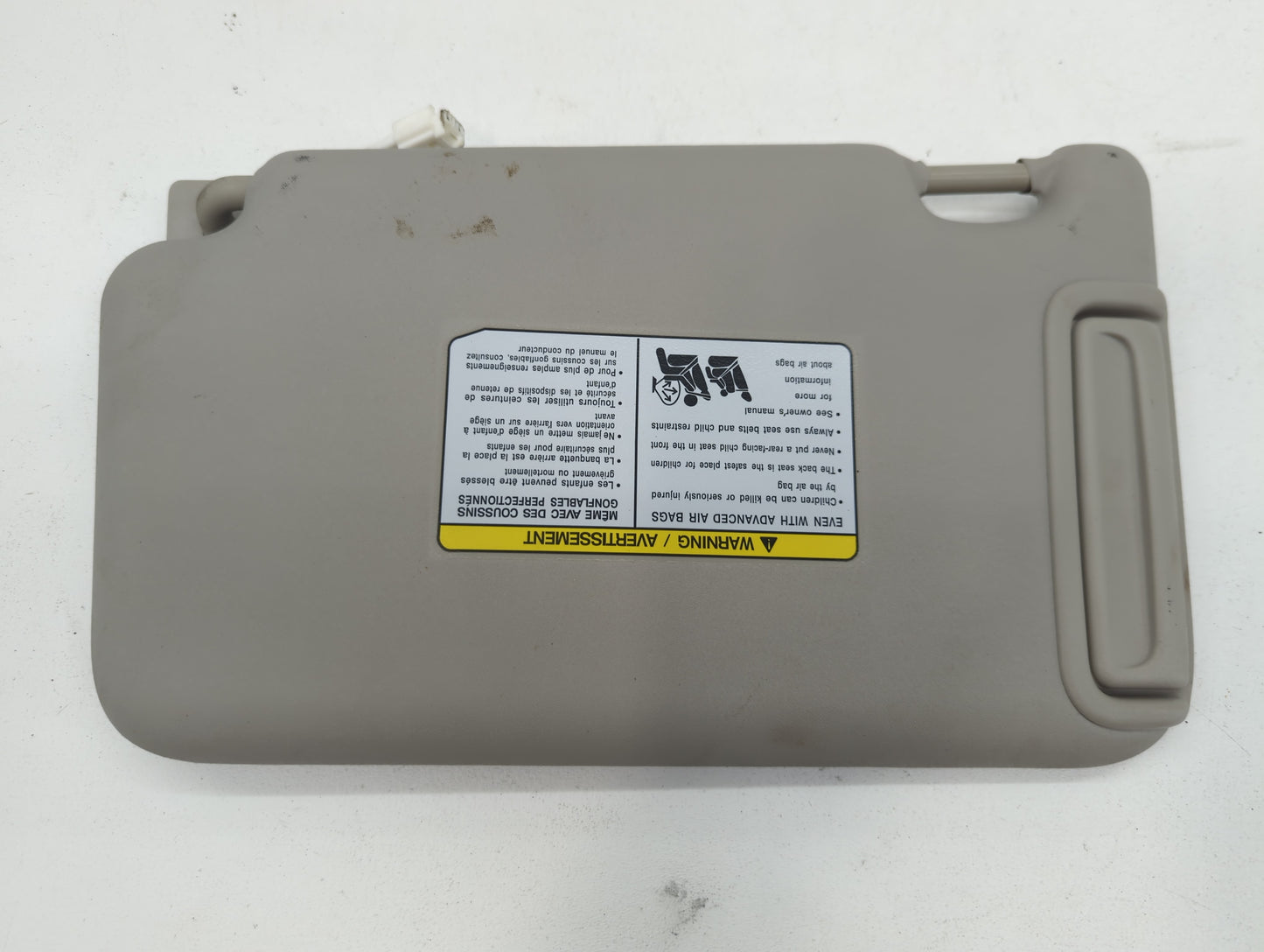 2018-2021 Nissan Kicks Sun Visor Shade Replacement Passenger Right Mirror Fits Fits 2018 2019 2020 2021 OEM Used Auto Parts 