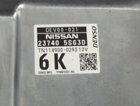 2020-2021 Nissan Leaf PCM Engine Control Computer ECU ECM PCU OEM P/N:23740 5SG3D Fits Fits 2020 2021 OEM Used Auto Parts - 