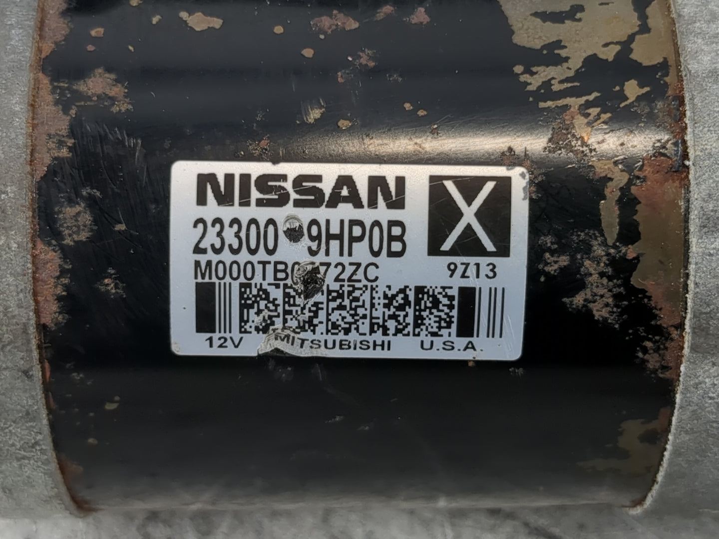2016-2021 Nissan Maxima Car Starter Motor Solenoid OEM P/N:23300 9HP0B Fits Fits 2015 2016 2017 2018 2019 2020 2021 2022 OEM