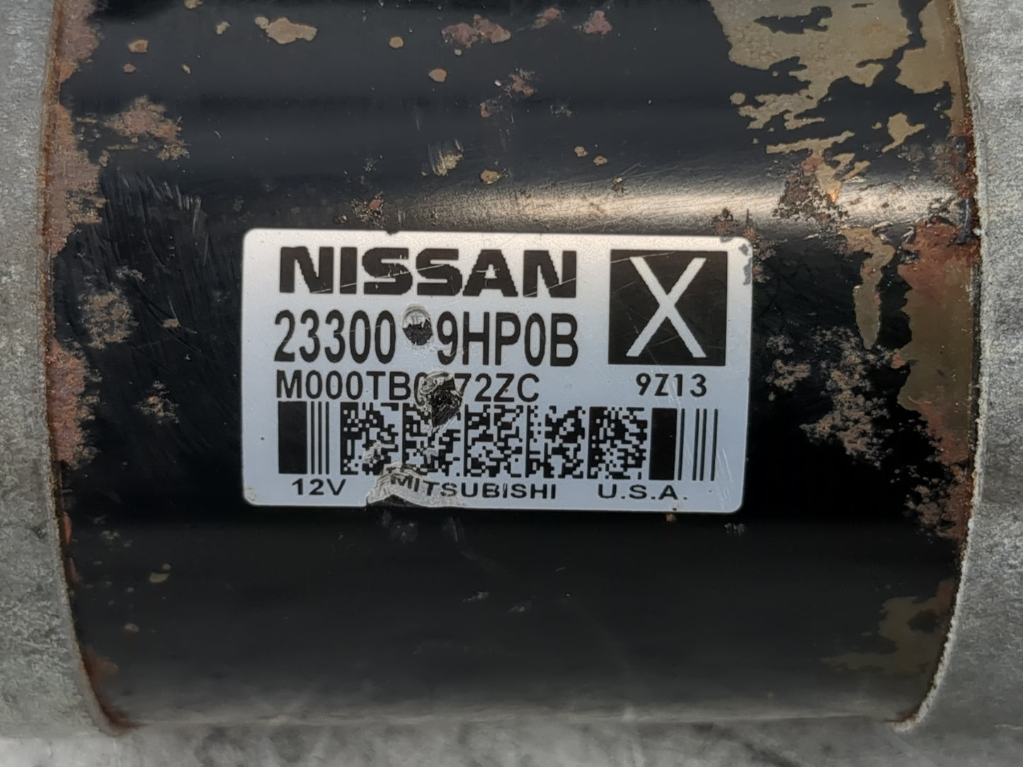 2016-2021 Nissan Maxima Car Starter Motor Solenoid OEM P/N:23300 9HP0B Fits Fits 2015 2016 2017 2018 2019 2020 2021 2022 OEM