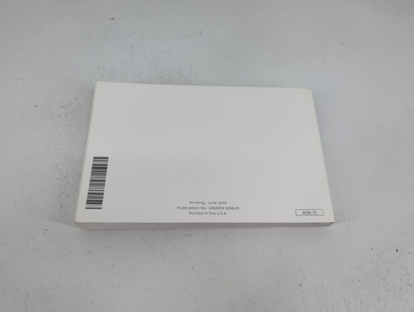 2020 Nissan Maxima Owners Manual Book Guide P/N:OM20EA 0A36U0 OEM Used Auto Parts - Oemusedautoparts1.com