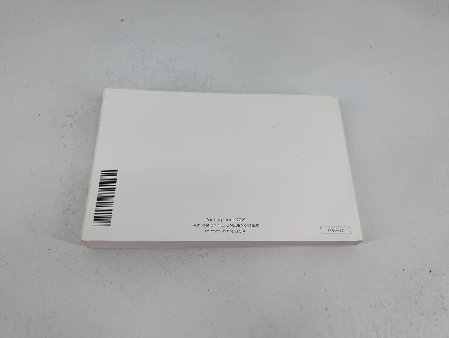 2020 Nissan Maxima Owners Manual Book Guide P/N:OM20EA 0A36U0 OEM Used Auto Parts - Oemusedautoparts1.com