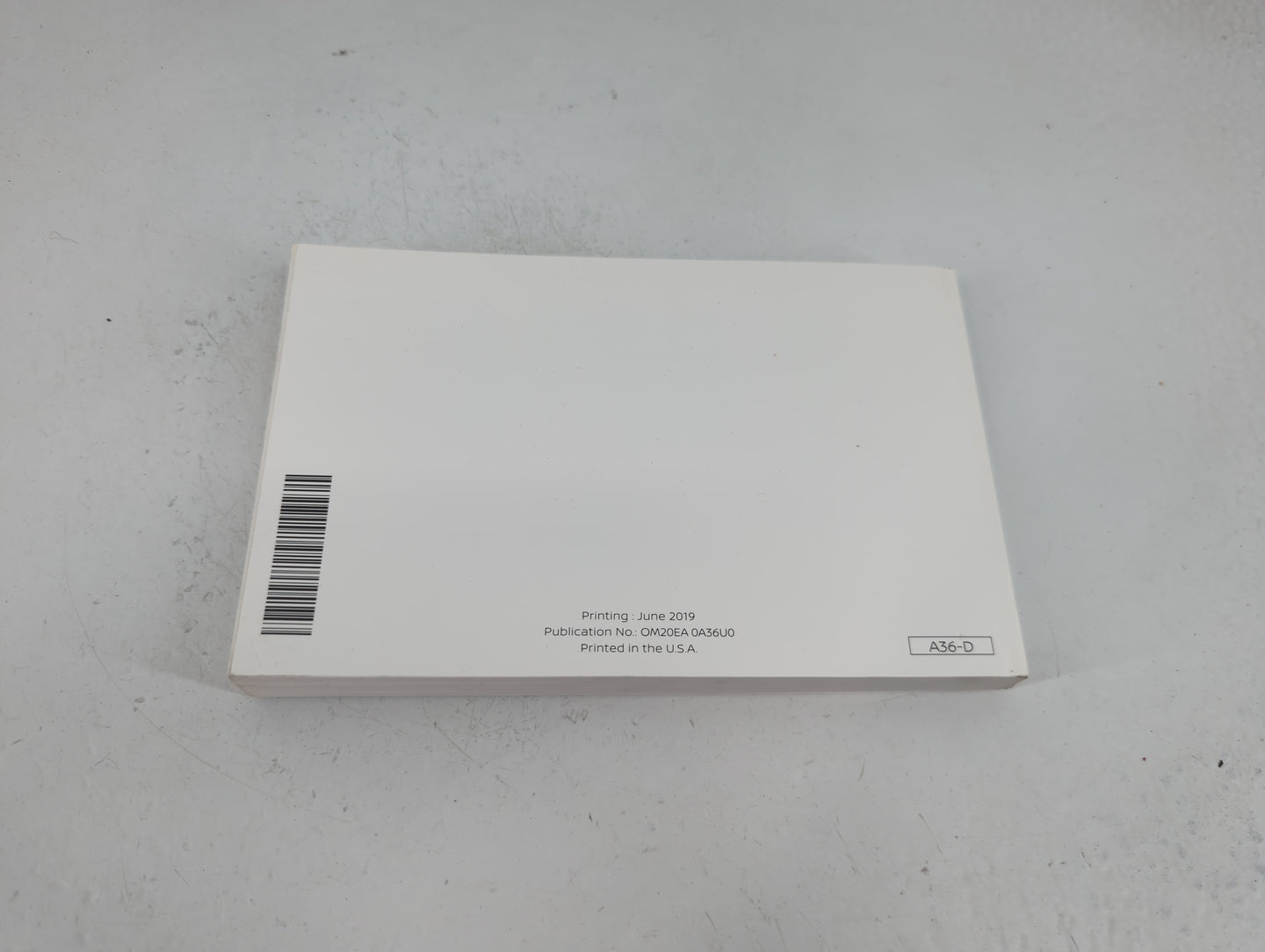 2020 Nissan Maxima Owners Manual Book Guide P/N:OM20EA 0A36U0 OEM Used Auto Parts - Oemusedautoparts1.com