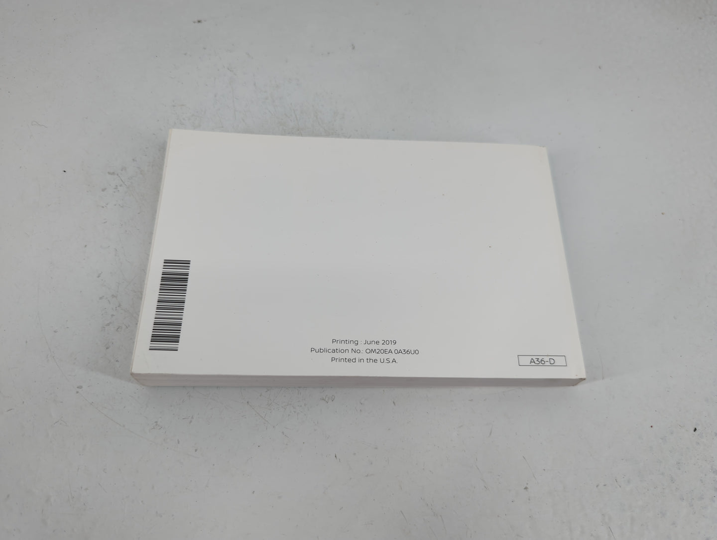 2020 Nissan Maxima Owners Manual Book Guide P/N:OM20EA 0A36U0 OEM Used Auto Parts - Oemusedautoparts1.com