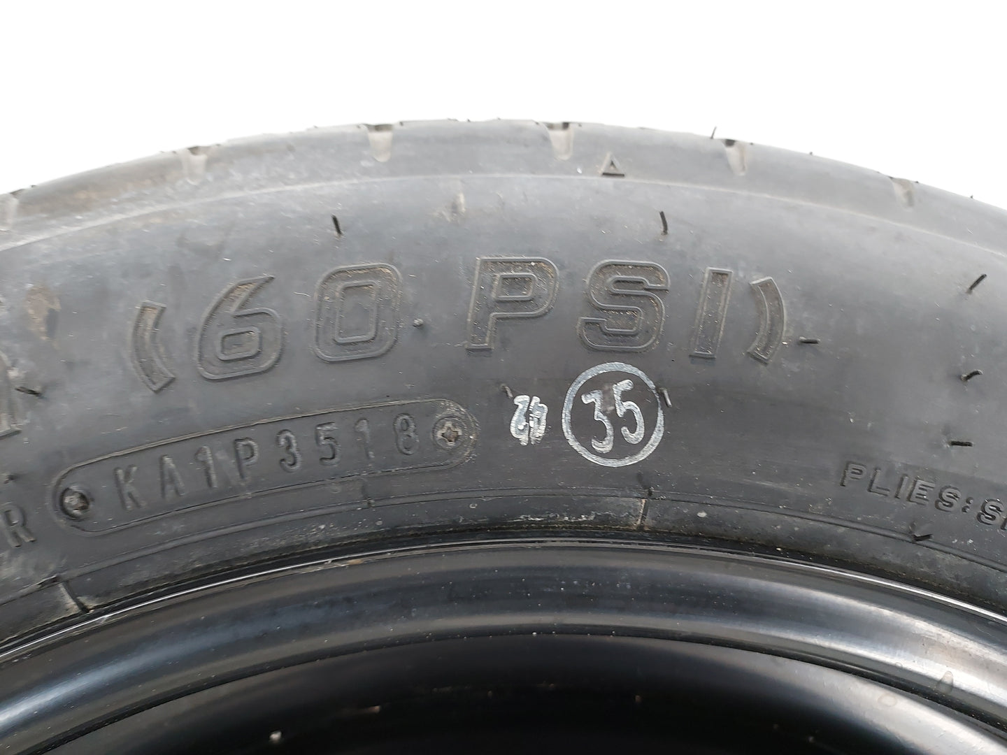 2004-2022 Nissan Maxima Spare Donut Tire Wheel Rim Oem 1420789 - Oemusedautoparts1.com