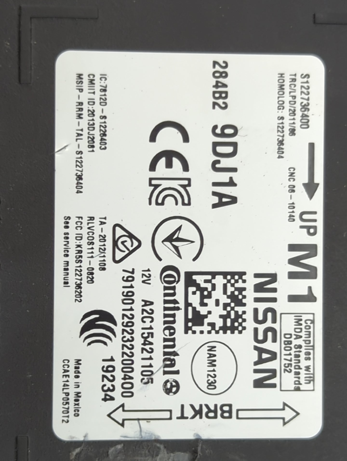 2019-2021 Nissan Maxima Body Control Module Bcm Inner Cabin Fuse Box - Oemusedautoparts1.com