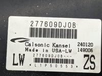 2019-2020 Nissan Maxima Radio AM FM Cd Player Receiver Replacement P/N:277609DJ0B L1P50553 Fits Fits 2019 2020 OEM Used Auto