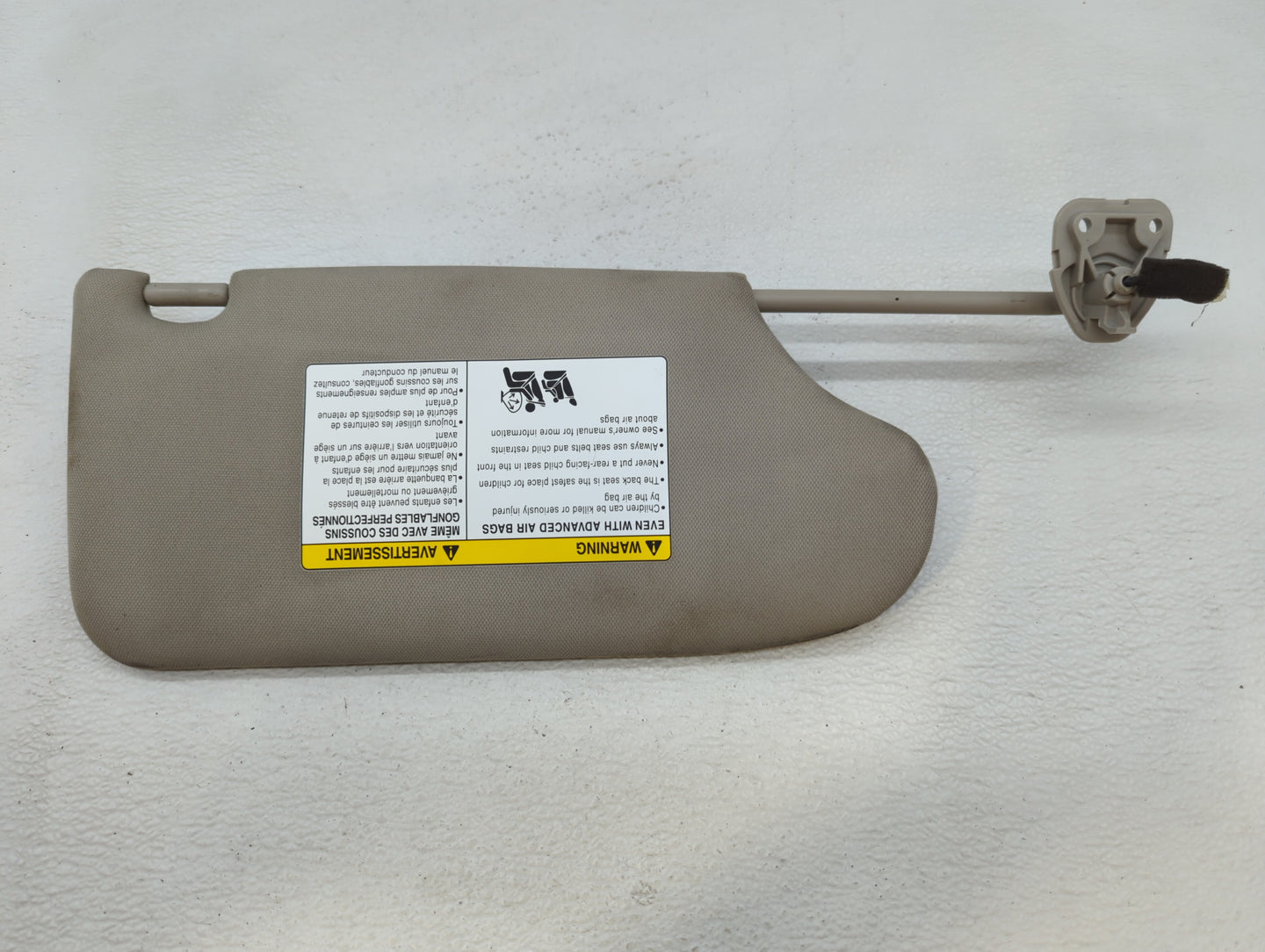 2018-2021 Nissan Maxima Sun Visor Shade Replacement Driver Left Mirror Fits Fits 2018 2019 2020 2021 OEM Used Auto Parts - O